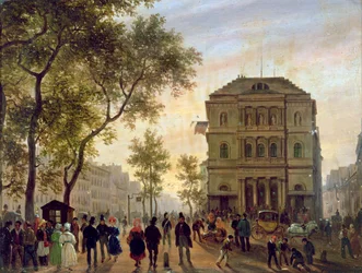 Boulevard Saint-Martin und das Théâtre de l